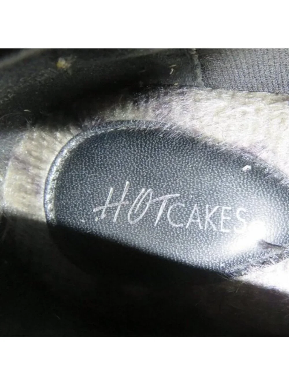 Hotcakes Black Vegan Suede Leather Ballet Flats 8.5